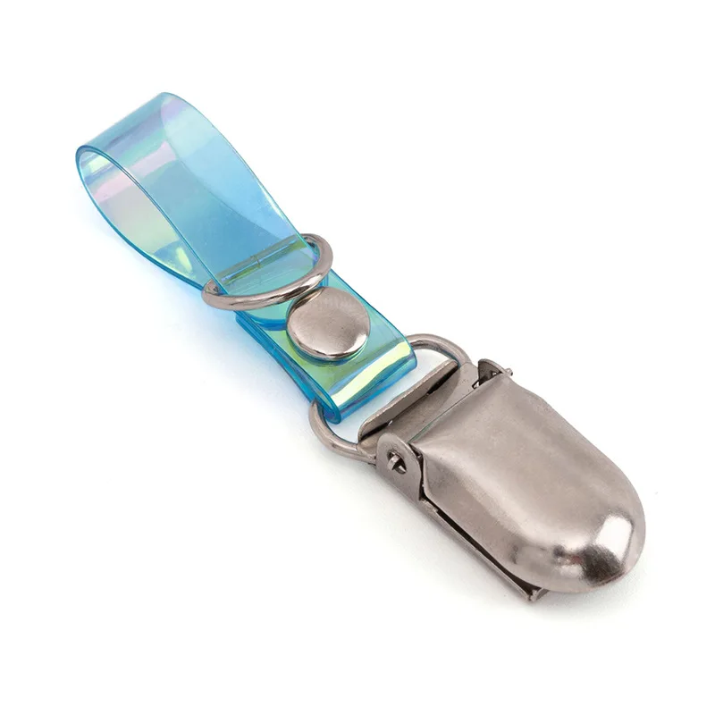 Creative transparent models duckbill keychain luggage accessories clip hang tag