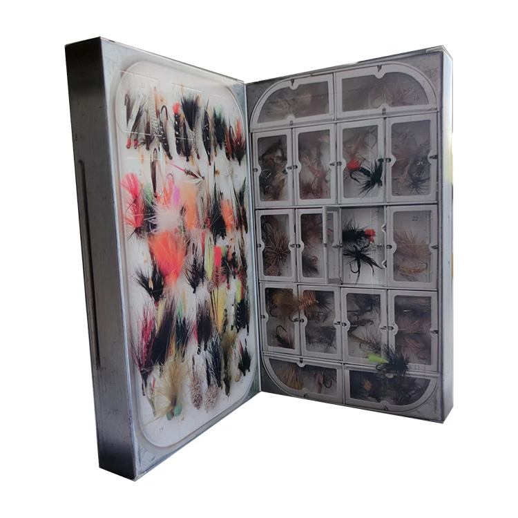 custom 24 fishing flies advent calendars