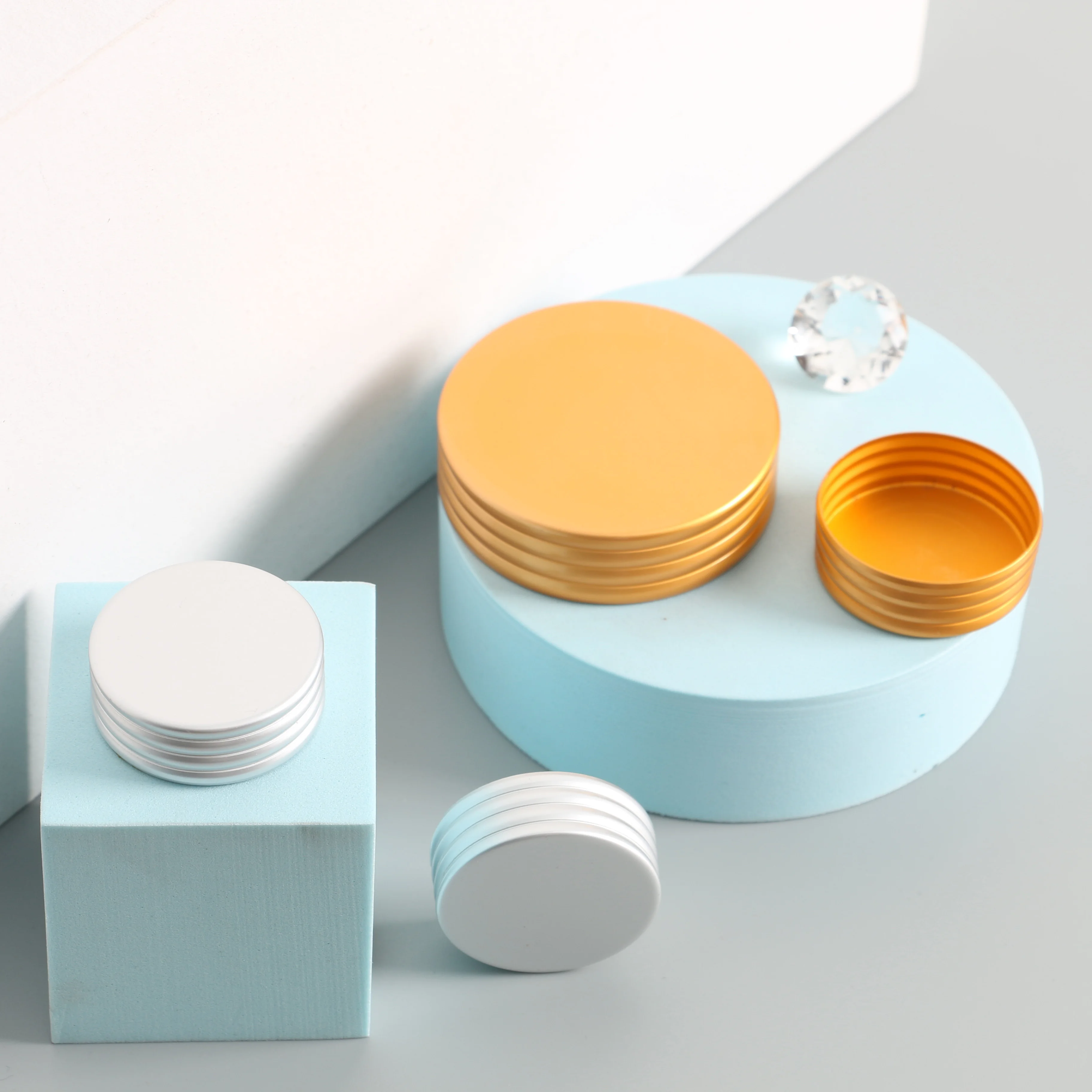 4oz 30ml 40ml 120ml glass lotion bottle with aluminum flip screw pump cap thin clear matte black cylinder pet jar seal vial