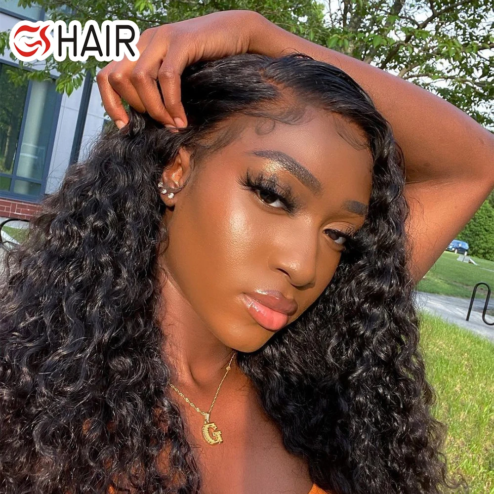 Pre plucked 30 inch hd deep wave lace frontal wig,braided deep wave 13x4 lace front human hair wigs,360 lace mink wig vendor