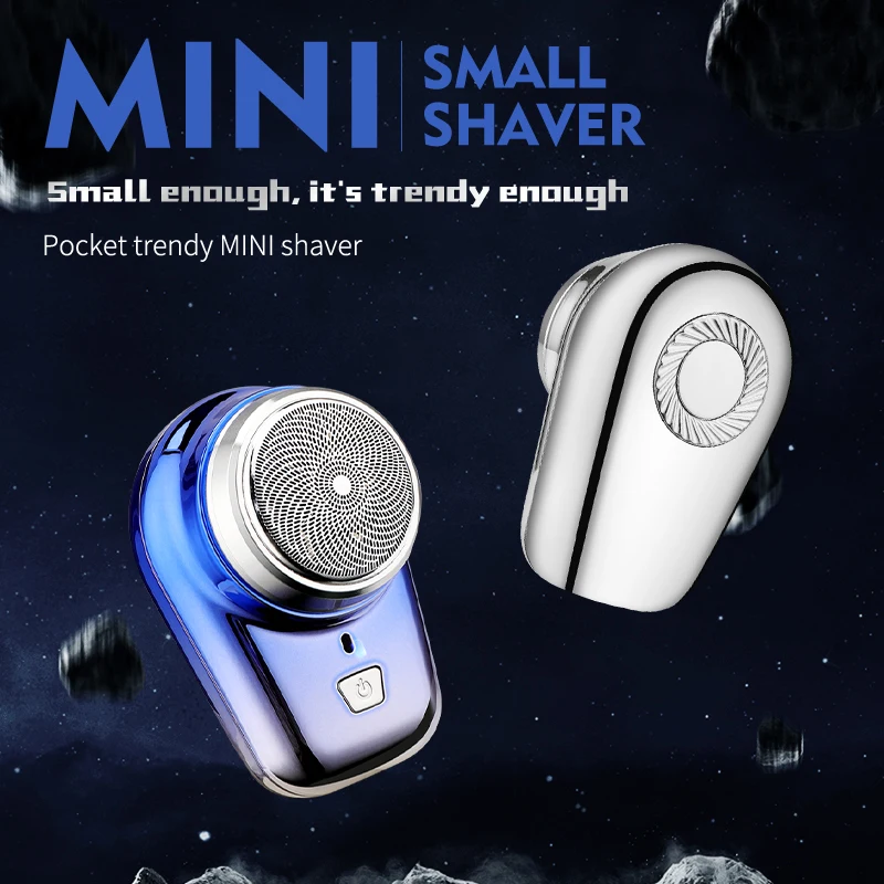 Wholesales Cheap Selling Pocket Size USB Rechargeable Wet and Dry Men Razor Painless Mini Portable Electric Shaver for Men
