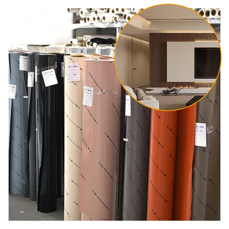 Пленка для ламинирования Petg матовая сплошная пленка рулон декоративная MDF