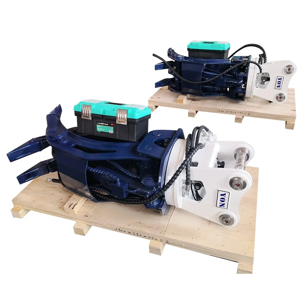 High Wear Resistance mini excavator clamp bucket grapple for haulm loading and unloading