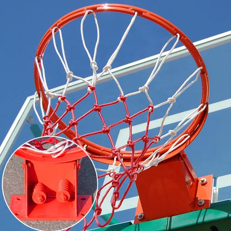 Indoor Outdoor Solid Steel 45cm Standard Size Basketball Hoop Ring For Adults