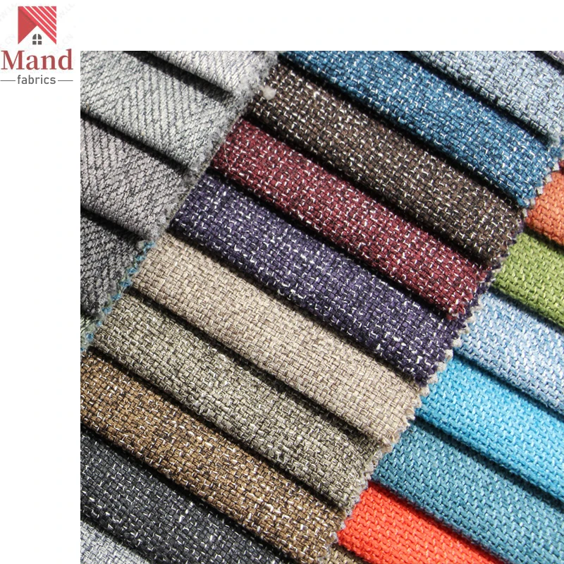 Fabric Sample Book 2022 New Style Woven Plain Texture Upholstery Fabric For Sofas Chairs