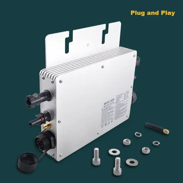 RTPOWER Factory direct 600W grid tied solar balcony system with 600 watt micro inverter garden mini PV system