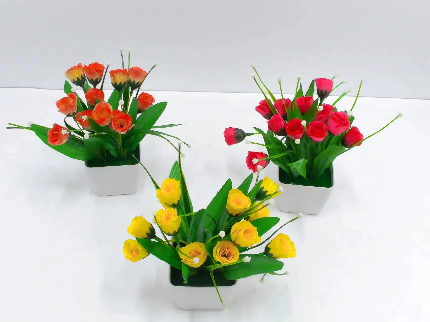 Wholesale high quality plastic indoor fakes potted plant home office restaurant decorative best artificial bonsai for sale