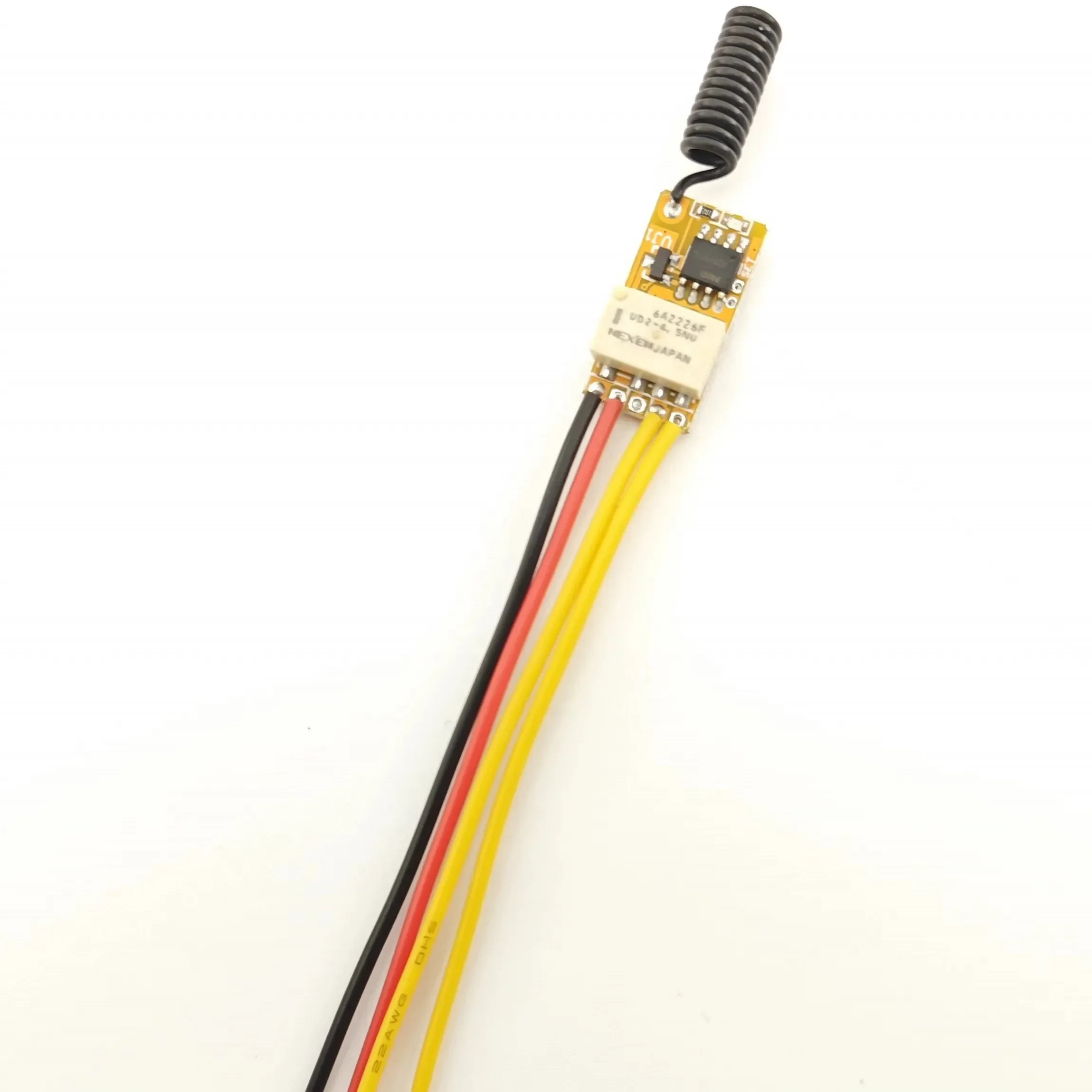 Mini RF Wireless Push Button Relay Contact Switches Smart Home Remote