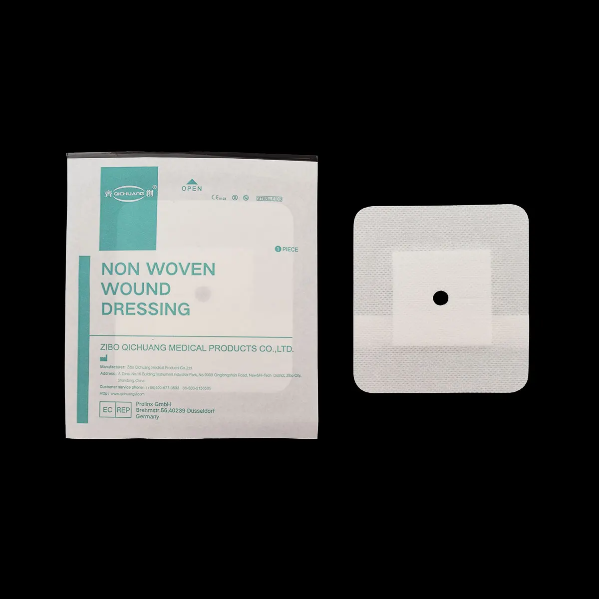 Self-Adhesive Wound Dressings Feeding Tube Pads Split Drain Adhesive Bandages Catheter Dialysis Accessories Supplies