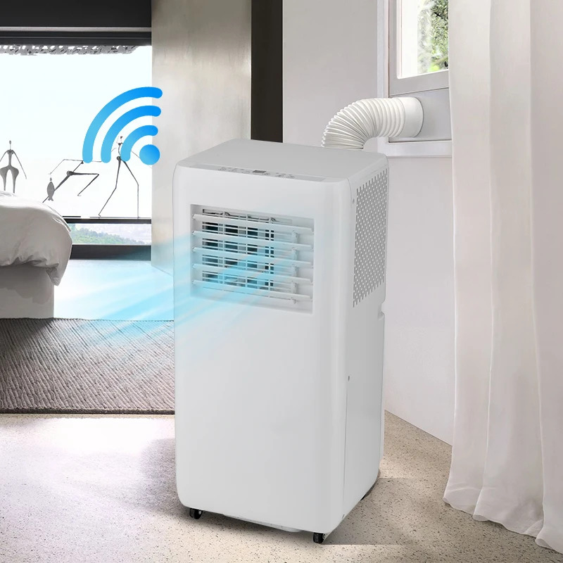 Простая установка 7000BTU Портативный кондиционер воздуха с пультом дистанционного управления светодиодный дисплей мощный осушитель