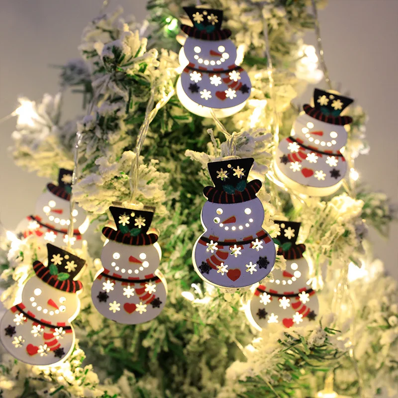 LED Battery operated Christmas tree string lights for Xmas holiday festival room outdoor decoration