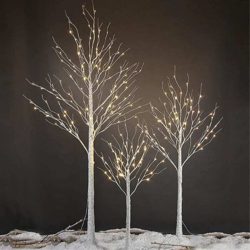 Newish 60leds 64leds 152leds 192leds Custom Artificial Indoor Outdoor Use Battery Christmas Home Decoration Led Cherry Flower