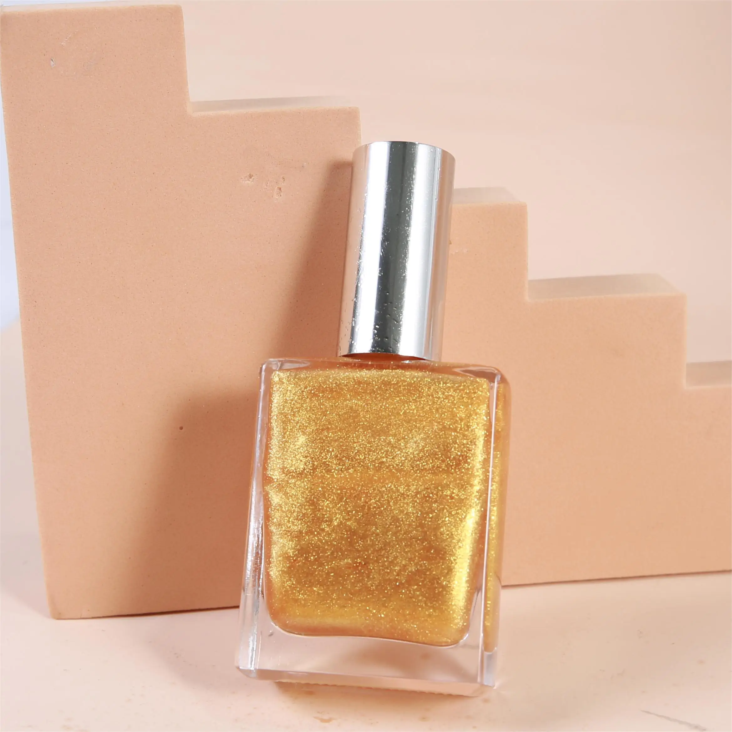 Private Label Vegan Fragrance Body Glow Oil Hydrating Liquid Highlighter Custom Logo Body Shimmer Oil For Dry Skin