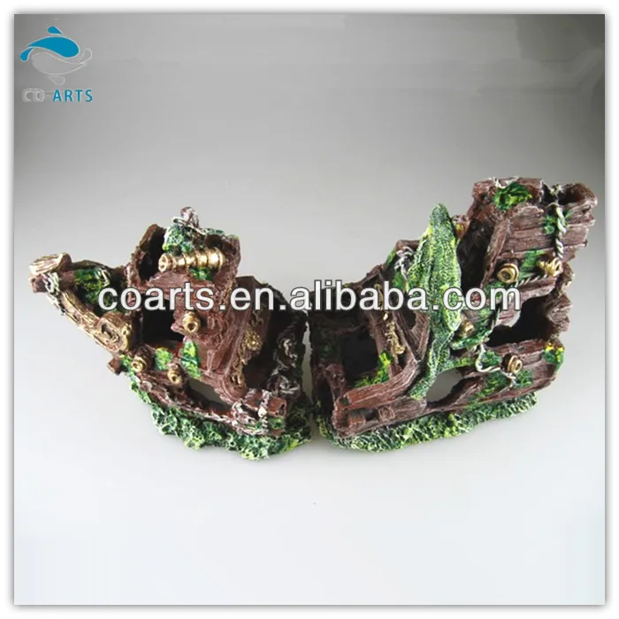 Fish tank aquarium Resin craft sailing ships decoration CA3104L