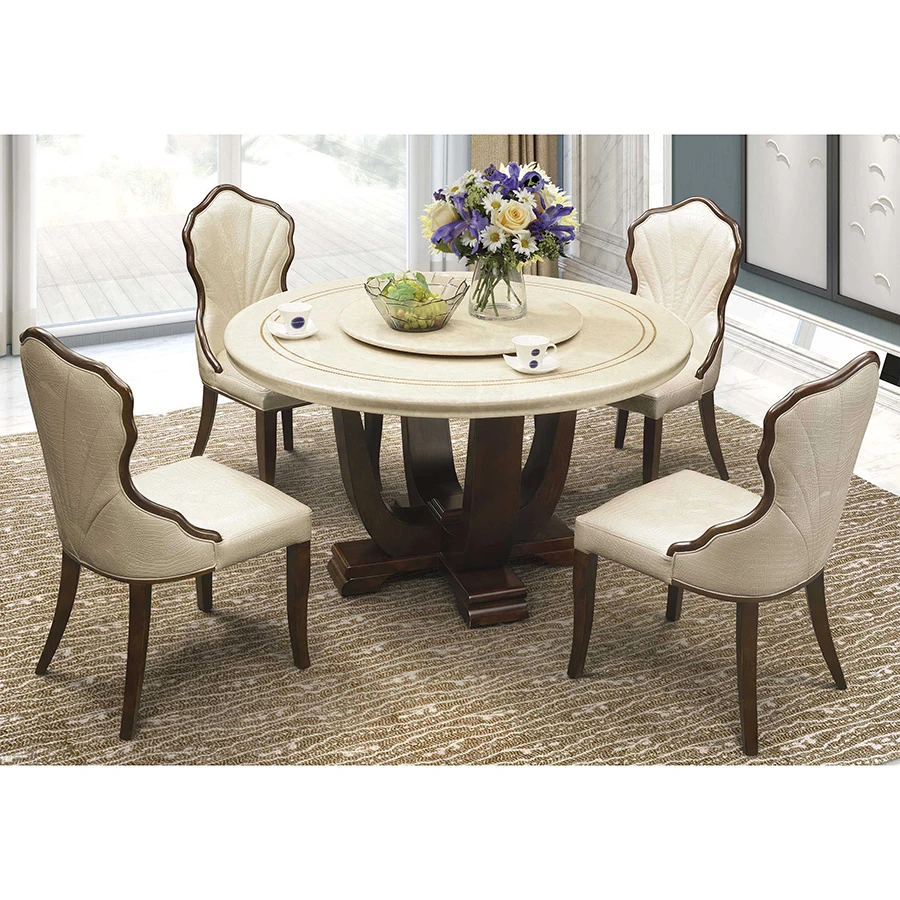 Канада/США/Дубай Египетский стол и обеденный стол набор деревянный и обеденный стол круглый