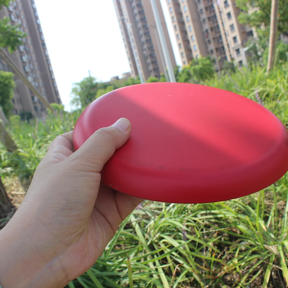 Wholesale PU Foam Flying Disc Toys Outdoor Family Sports Launcher Toys Kids Backyard Park Durable Soft Plastic Boomerang Saucer