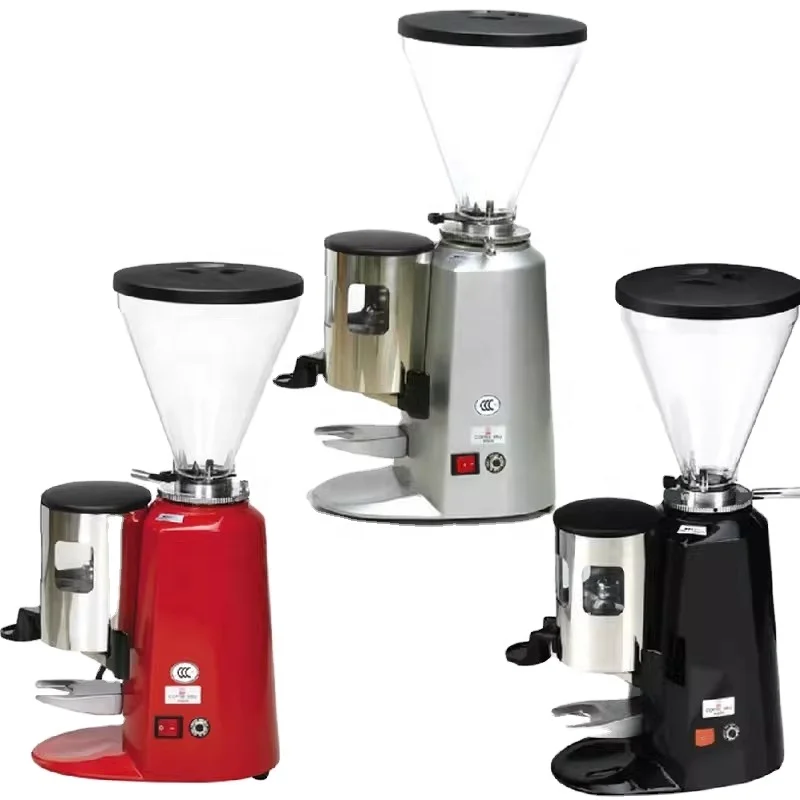 Burrs Espresso Adjustment Coffee Bean Grinder Professional Durable Large Capacity Bean Storage 420 Stainless Steel Electric TW