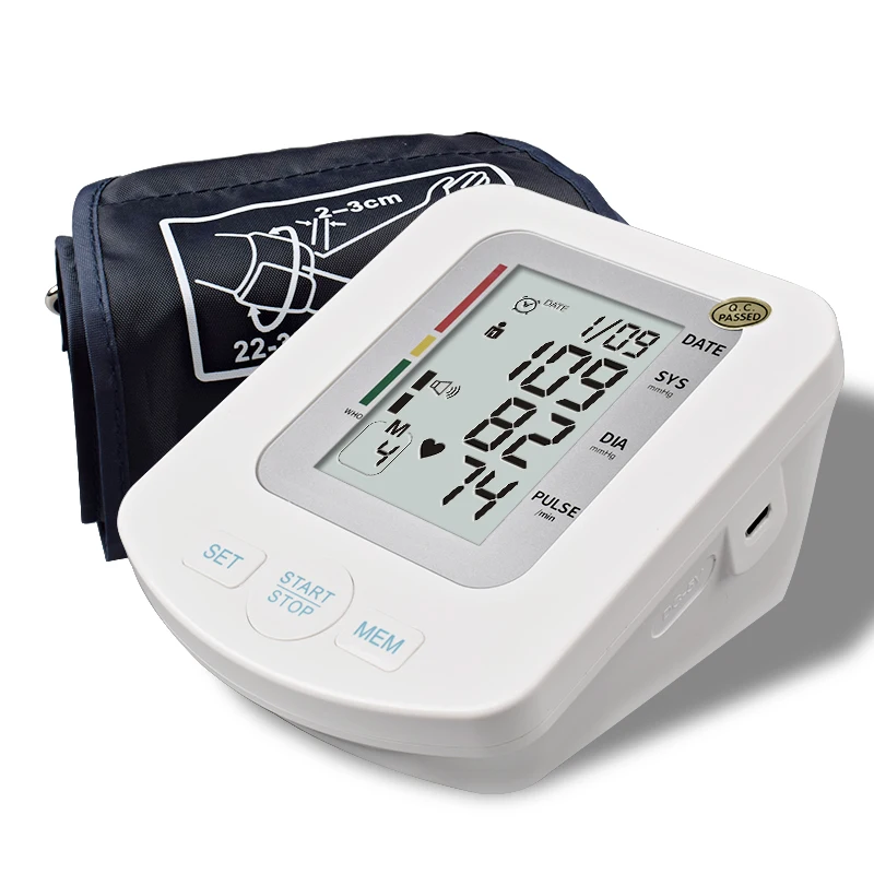 
Portable Automatic Aneroid Sphygmomanometer BP Machine Digital Arm Blood pressure Testing Equipment 