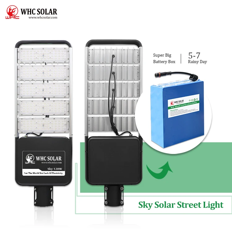 Whc Solar Lights Outdoor LED Solar Lights Remote Control Lamp with Adjustable Solar Panel For Indoor