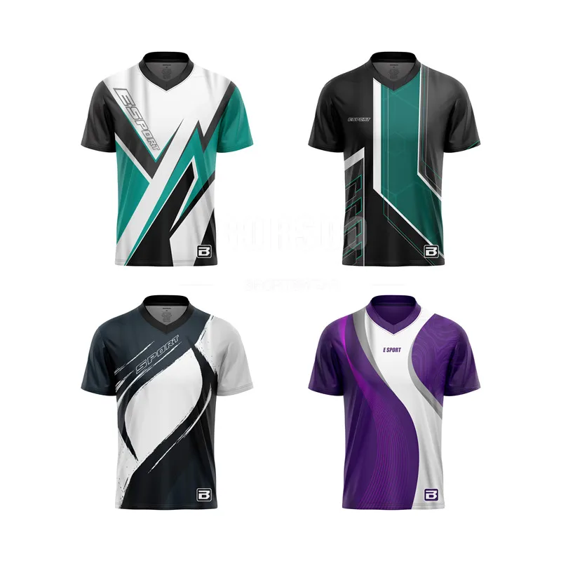 Latest Sublimation Esports Jersey Gaming Shirt For Sale