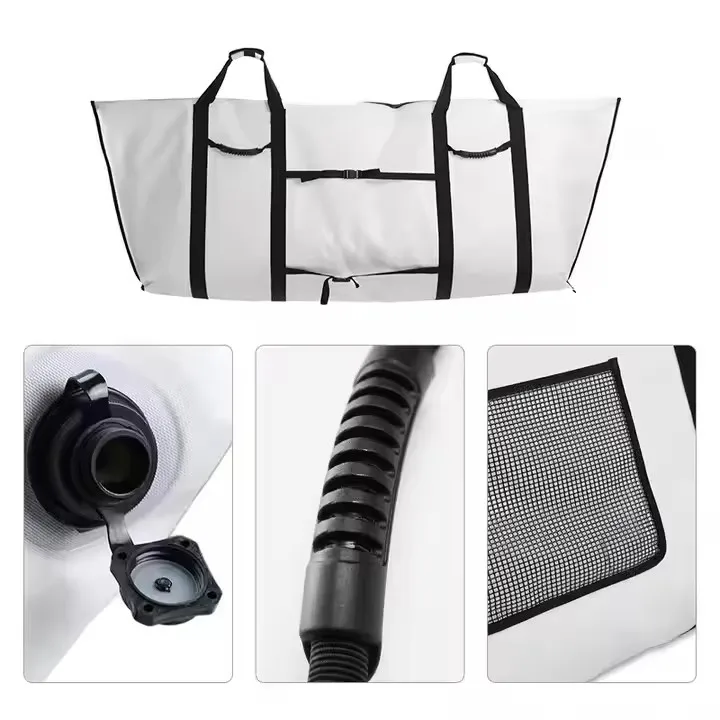 Hot sale Two-layer Fish Bag Cooler PVC Insulated Fishing Bags