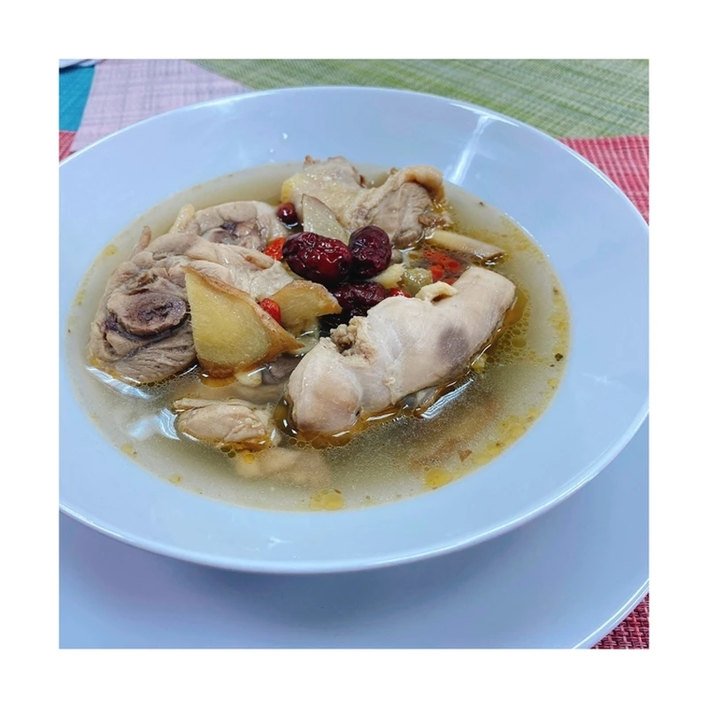 High Quality Promotional Healthy Instant Soup Sesame Oil Chicken Stew Soup