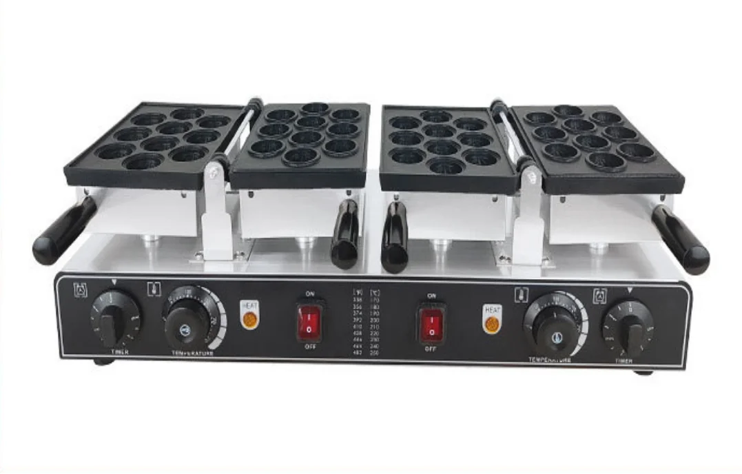 Electric Walnut Waffle Multi Snack Machines Double Head Walnut Cookie Maker And Walnut Shaped Cake Manju Waffle Maker Machine