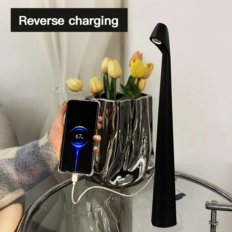 Restaurant Cordless Portable Desk Light Bedroom Wholesale Rechargeable Table Lamps Bar Light Operated Outdoor European Modern