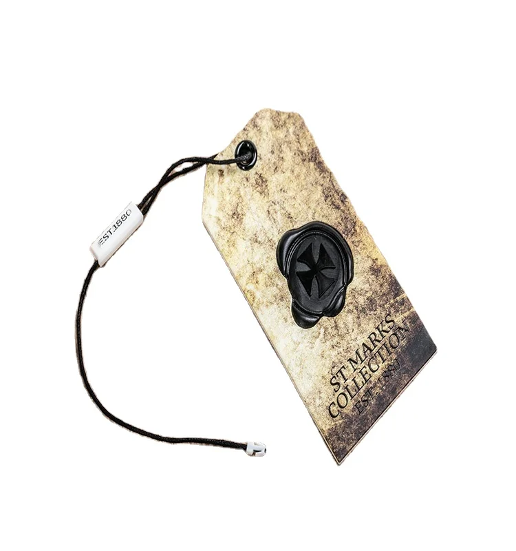 Изготовленные на заказ бирки для одежды с шелкографическим принтом бирки для одежды с вашим логотипом на заказ