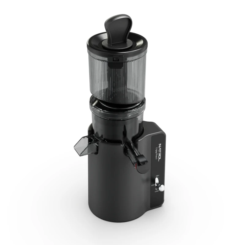 Cold Press Tech Slow Juicer 4.45 Inch Oversized Feed Chute Fits Whole Fruits and Vegetables Slow Juicer Extractor