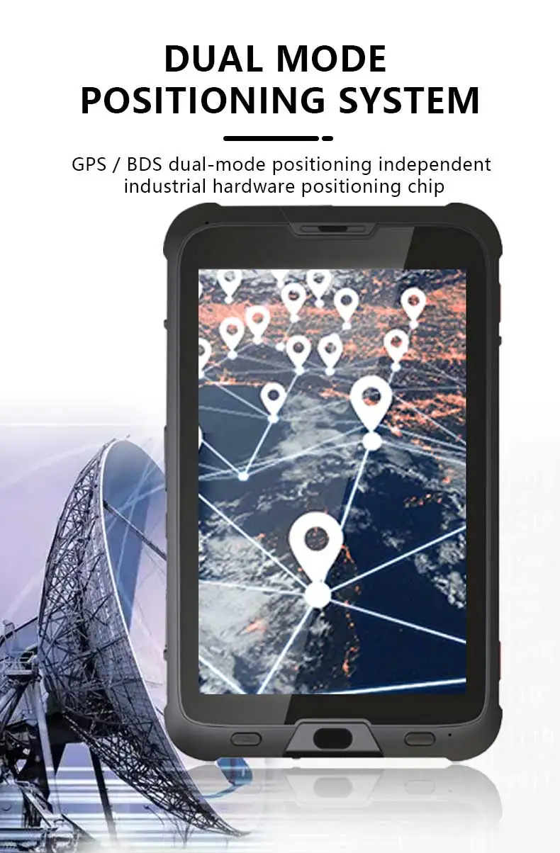 Three proofing tablet Rugged Outdoor Android Industrial Tablet Pc 8 Inch 1920x1200 Ips Screen Dustproof And Waterproof Ip67 Nfc
