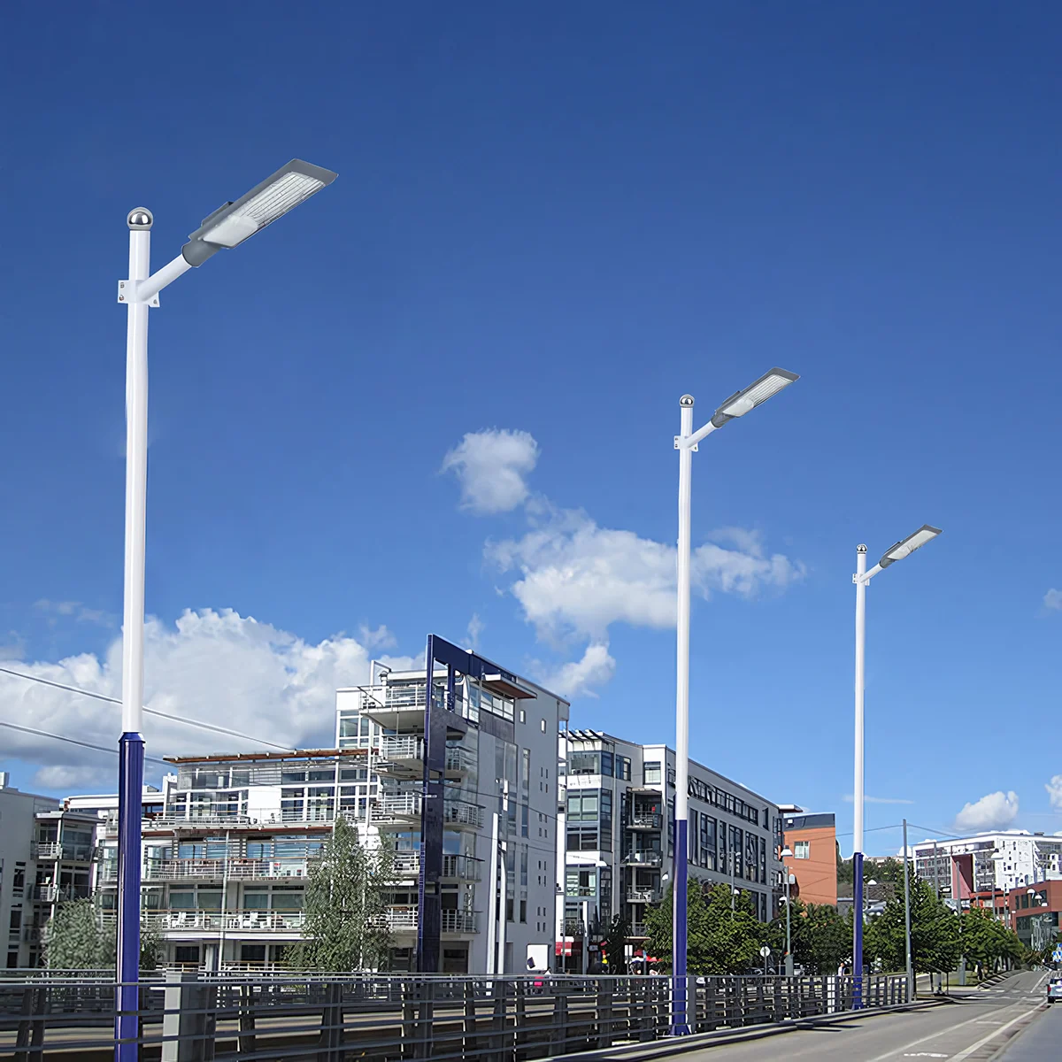 High Power Road Street Lamp Die Casting Aluminum IP65 Outdoor Streetlight 30w 50w 100w 200w 300w Led Street Light