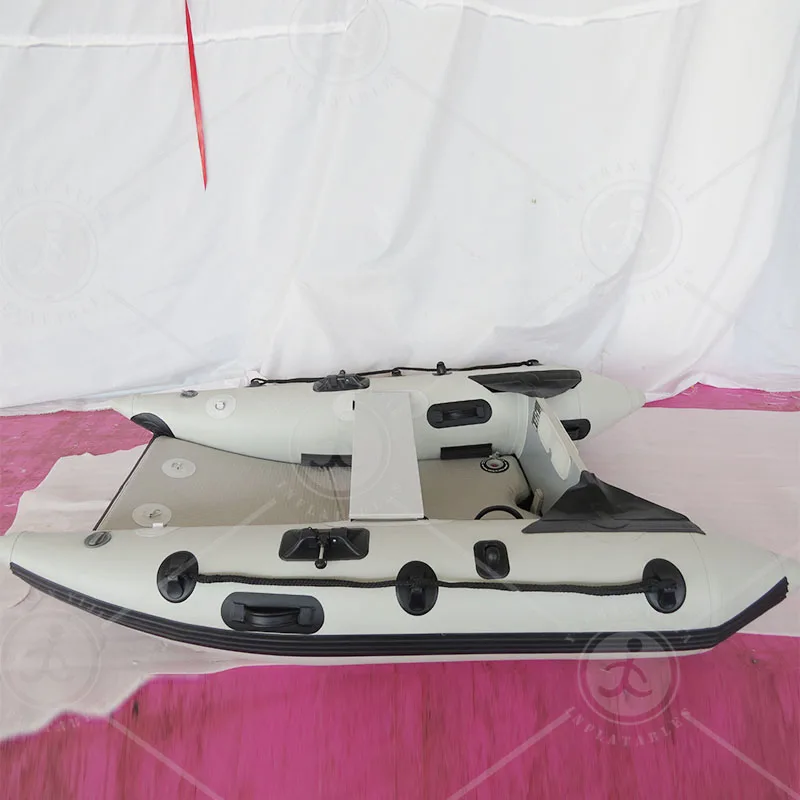 2024 Inflatable Boats 1.2mm Pvc Assault Kayak With Laminated Air Deck For Outdoor Water Sports Drifting Fishing Dinghy