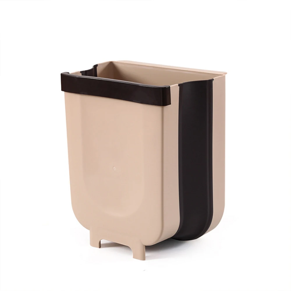 
Multi-Scenario Application Kitchen Wall-Mounted Trash Can Recyclable Container, Durable Car Dustbin Dust Bin 