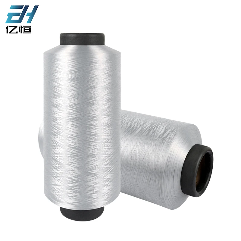 Eheng white 100% nylon 6 yarn 140D/48F/2 SD  DTY for knitting yarn macrame