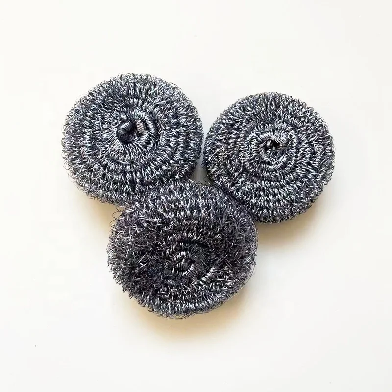 Metal Pot Scrubber Scrubbing Stainless Steel Wire Sponge Scourer kitchen Cleaning ball