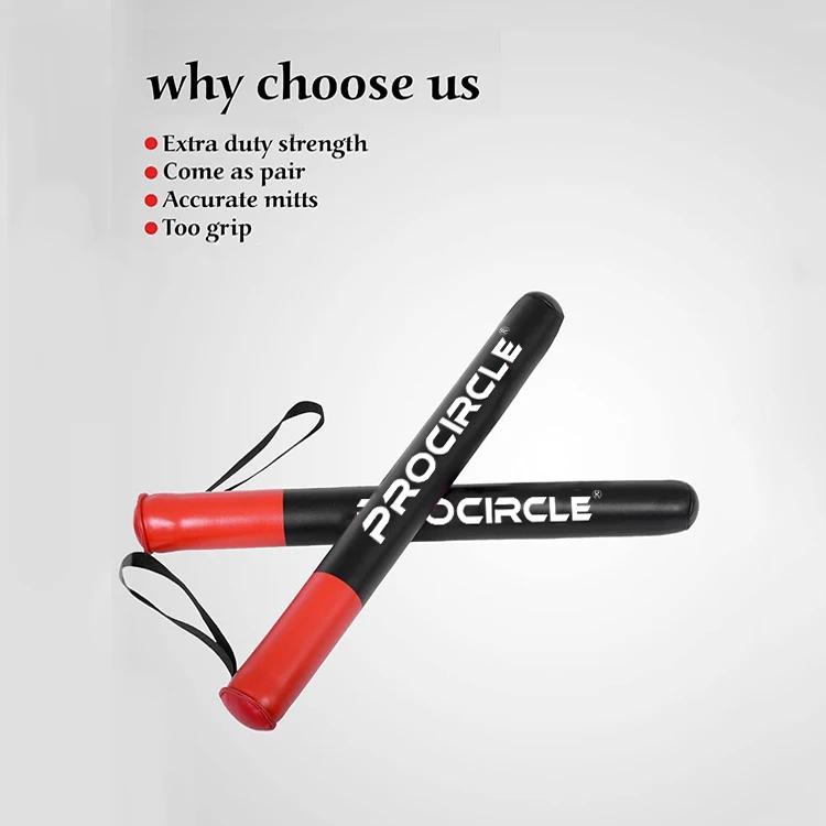 Leather Weather Proof Boxing Training Sticks Coordination Speed Reaction