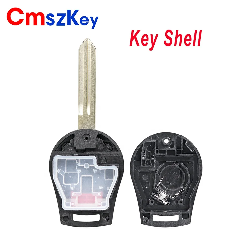For Nissan Cube Qashqai Juke Suny Sylphy March Tiida Micra 2B 3B 4B Remote Key Fob Shell Case With Key Blade