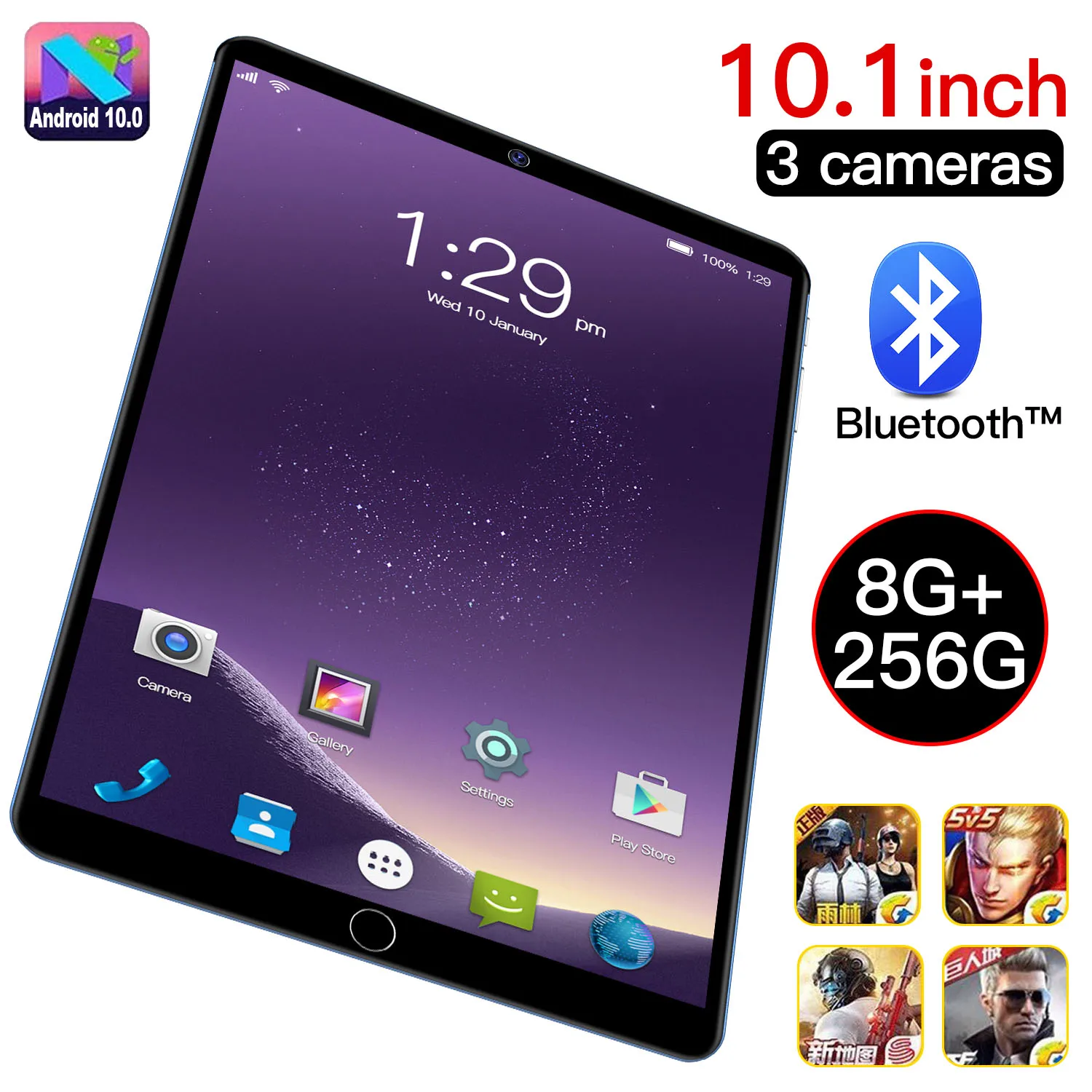  2021 Новый 8 Гб + 256 Мп 13 МП Двойная ОС Android 4G Window портативный планшетный ПК 10 1 дюймов 2020