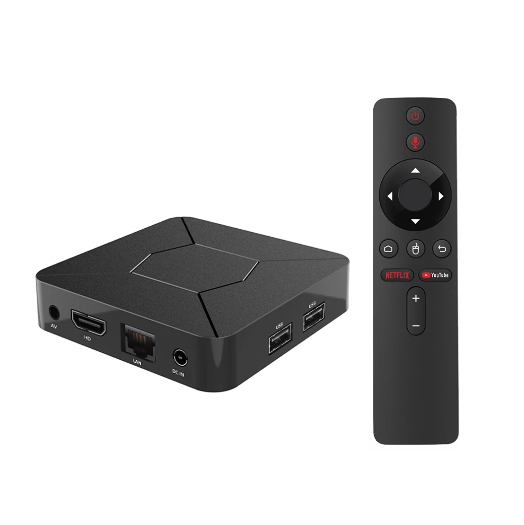 Производитель Android box Q5 ATV 10 0 OS 4K Smart TV Box Allwinner H313 медиаплеер 2 ГБ 8 голосовой пульт дистанционного