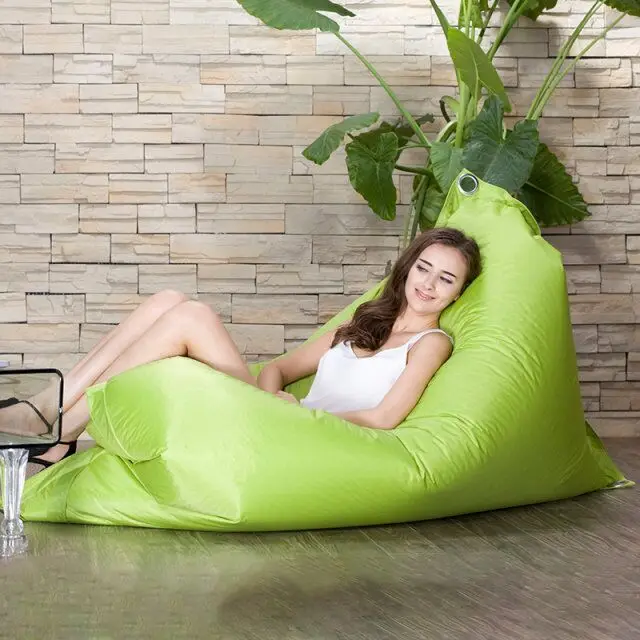 Outdoor waterproof fabric large square bean bag