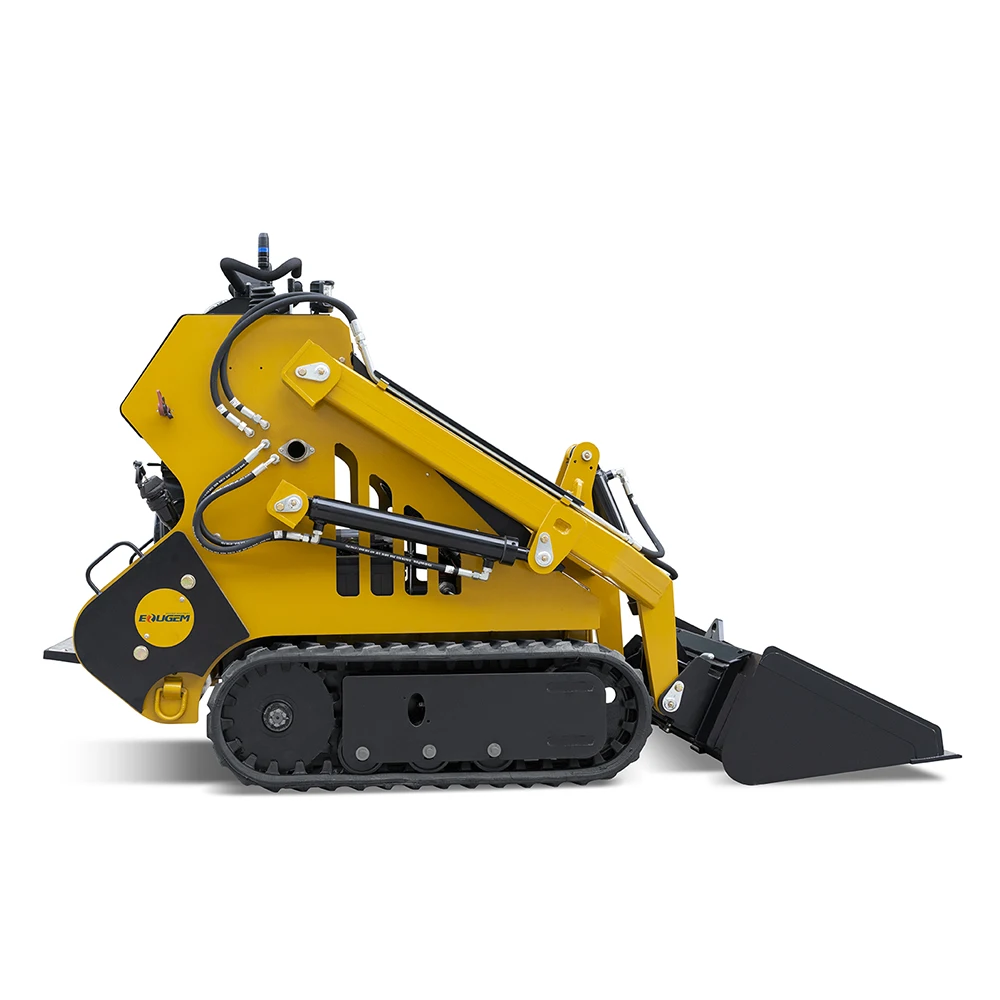 Skid Steer Loader Mini Crawler 23hp Kohler honda rato engine SK650 Mini Skid Steer Loader With Concrete Mixer