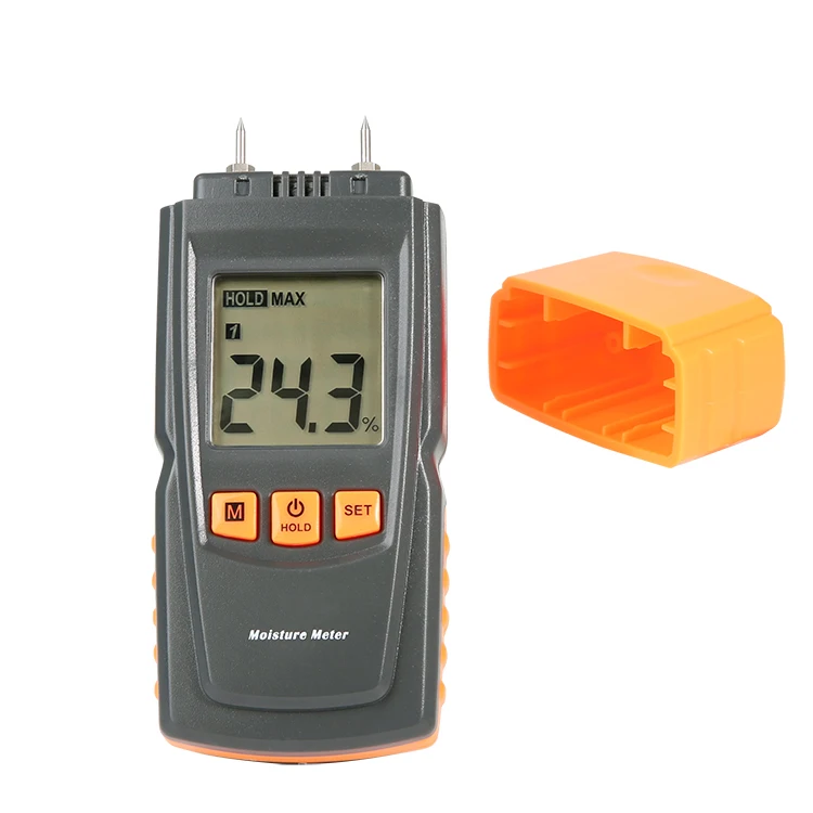 Pellet Fireplace Accessories Portable Wood Damp Smart Sensor Sawdust Tester Instrument Humidity Wood Moisture Meter