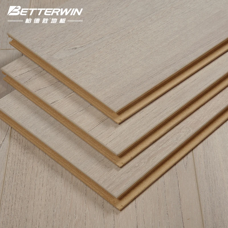 Laminate Flooring China Floating Floor 8mm 12mm Ac3 Ac4 Glossy Hdf Mdf Wooden Floor Direct Factory