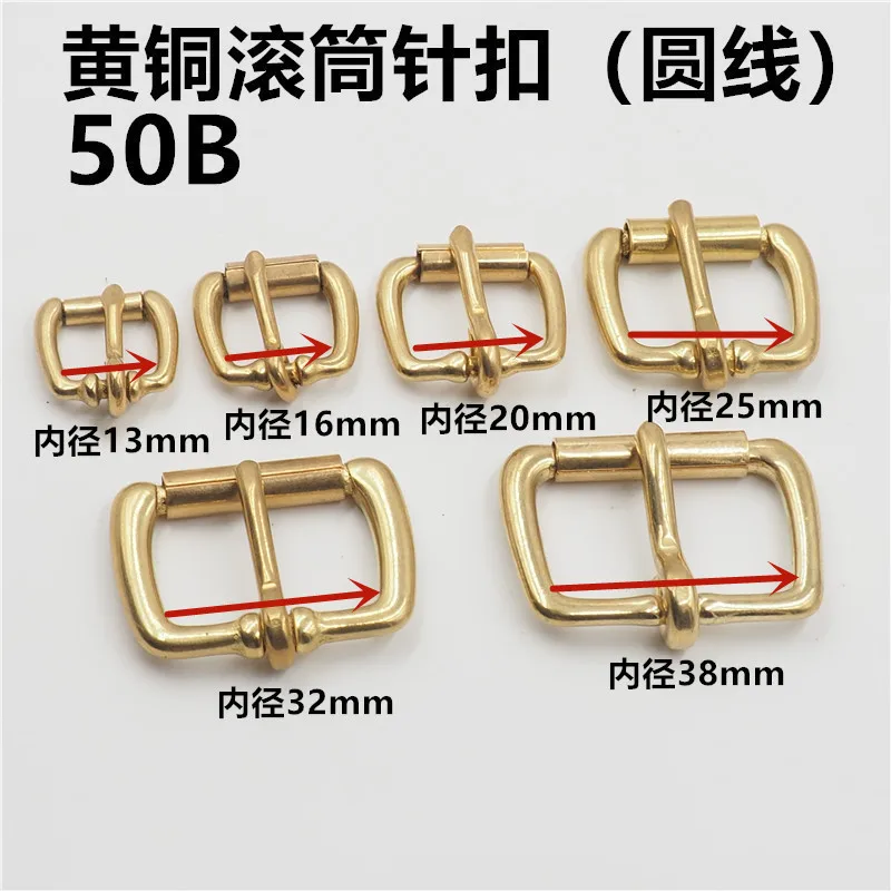 13mm 16mm 20mm 25mm 32mm 38mm inner size  high quality solid brass pin buckles