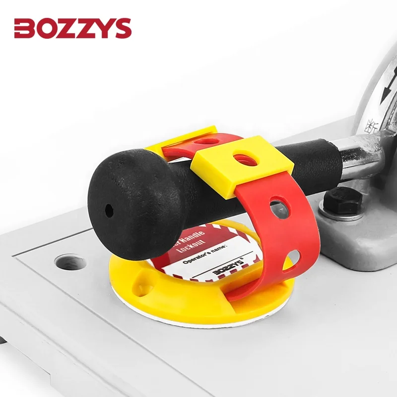 ABS Materials Large Electrical Panel Handle Lockout with Self-adhesive Glue for Lockout Tagout to Prevent the lever from moving