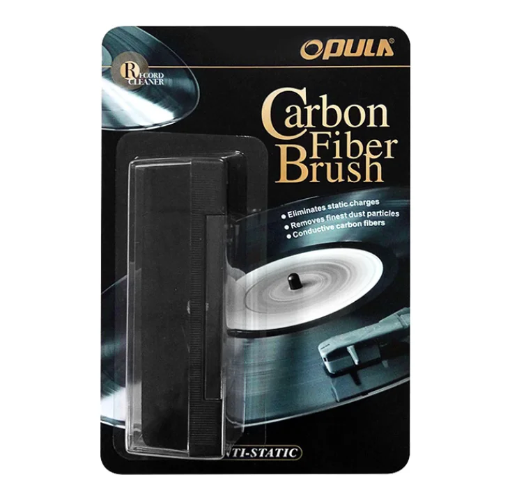 OPULA Hot Sale Anti-Static Velvet Brush for CD/LP Vinyl Phonograph Turntable Player Accessories Vinyl Record Cleaning Tools