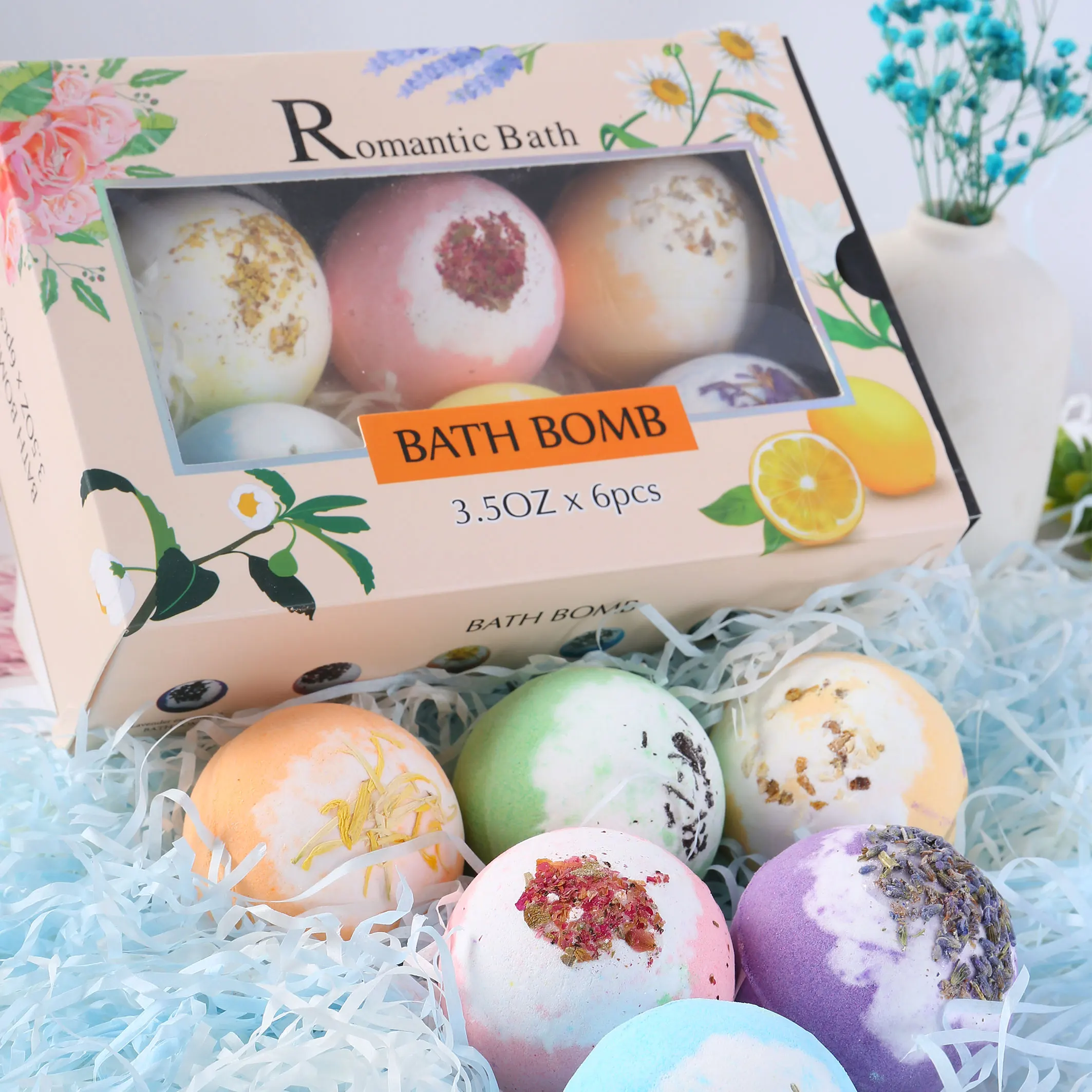 Распродажа Новое поступление частная торговая марка расслабляющая спа-ванна с фруктами Органическая травяная ванна жидкими бомбами соли для ванны цветами