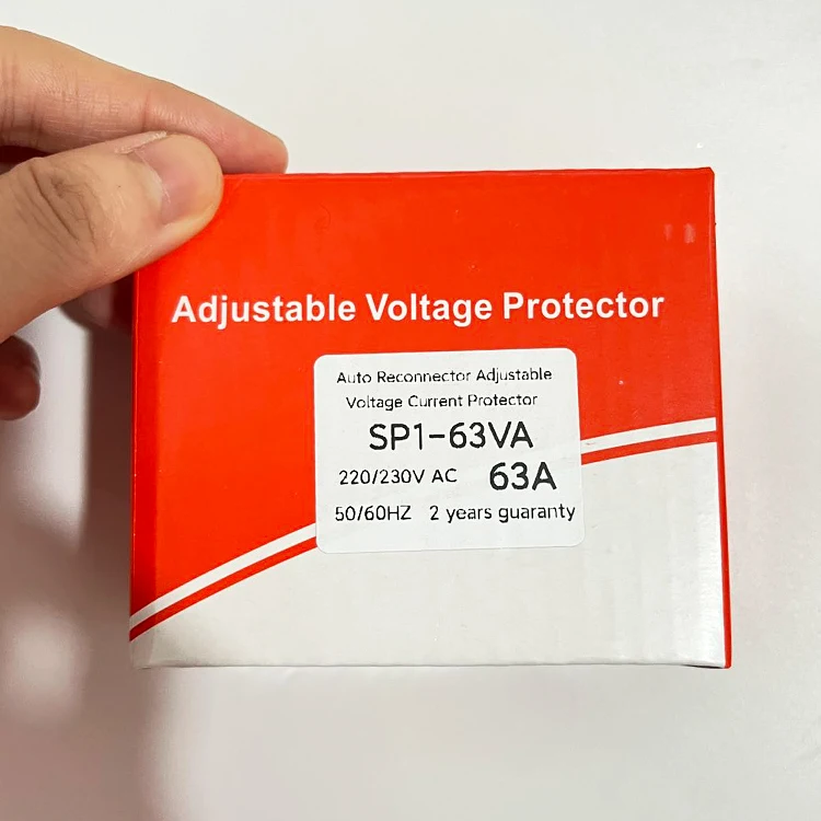 63A Voltage Protector - Auto Reconnect Adjustable Voltage Current Protector