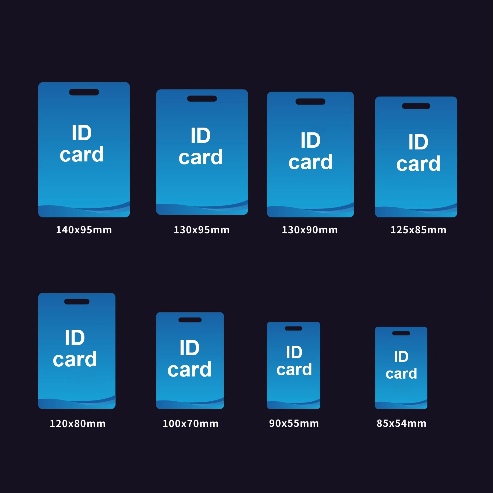 Оптовая продажа прозрачный ПВХ пластик ID VIP полноцветный шнурок для печати визитная карточка пропуск подарочная карта аксессуар